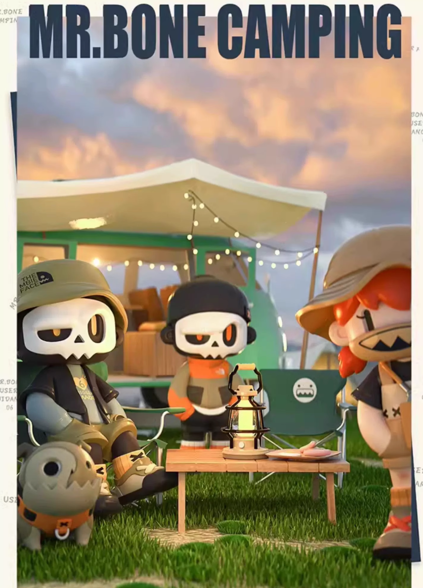 MYTOYS MR.BONE Camping Series 4 Blind Box confirmed(Rodman