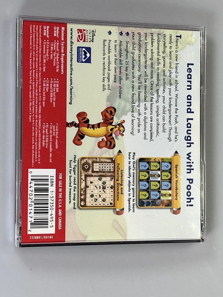 Disney's Winnie the Pooh Kindergarten (Windows/Mac, 1999) - Super Minty Disc! - Image 2 of 4