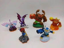 Skylanders Giants LOT OF 6 Tree Rex Flashwing Cynder Eruptor Jet Vac & Sprocket