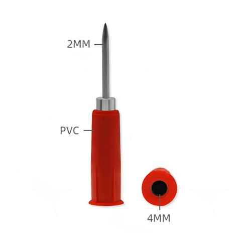 1pair 4mm Banana Female to 2mm Pin Tip Plug Copper Adapter for Multimeter Probe - Picture 4 of 5
