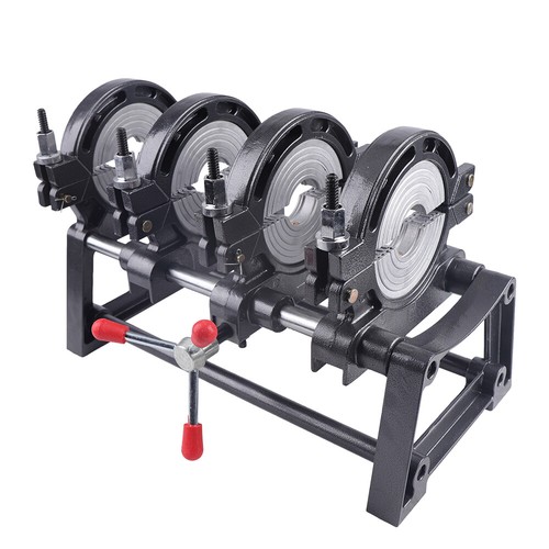 HDPE PP PE Butt Fusion Welding Machine Manual Piping Pipe Fusion Welder 4 Clamps - Picture 6 of 12