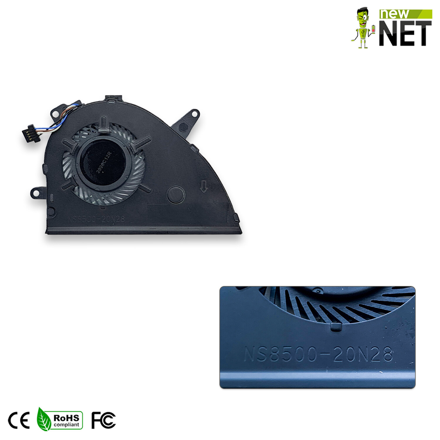 Power4Laptops Ventola Di Ricambio Per HP Pavilion 15-E020US - Sostituzione Originale Difettosa