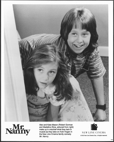 Madeline Zima Robert Gorman Mr. Nanny 1990s Original Movie Promo Photo - 第 1/1 張圖片