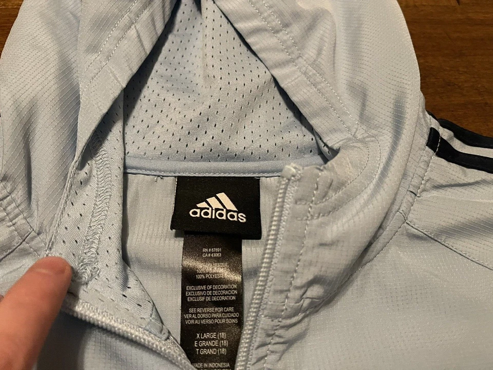 Спортивный Канзас-Сити MLS футбол Adidas с капюшоном ветровка куртка - молодежи XLarge - Изображение 3 из 4