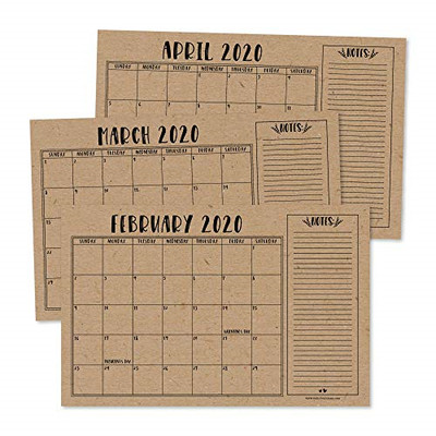 Large Monthly Desk Wall Calendar Planner Giant Planning Blotter