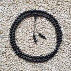 Awesome 10 MM Borneo Black Ebony Mala 108 Buddhist Prayer Beads Rosary