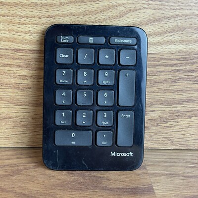 Microsoft 1559 L5V-00001 Black 19 Keys Ergonomic Bluetooth Wireless Number Pad