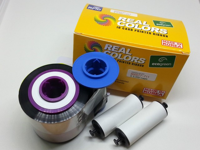 Ribbon Label Printer Zebra ZXP 7 Series Colour Ribbon, 800077