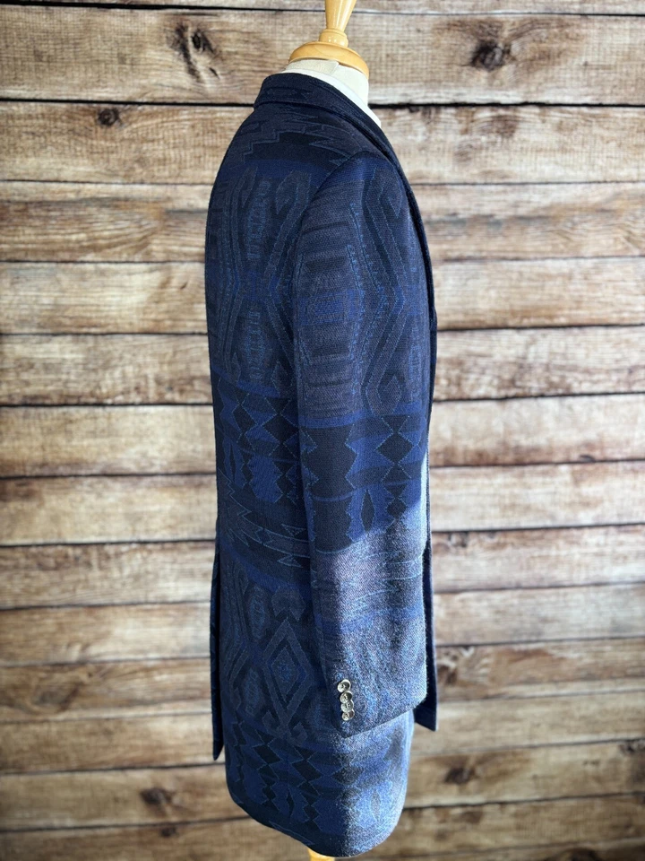 Etro Wool Paisley Overcoat Size S / 36 (46 EUR) - Image 4 of 4