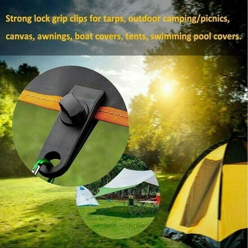 20Stk Zeltclip Planenklammern Markise Zelt Klammer Planenclip Camping Clips - Bild 11 von 12