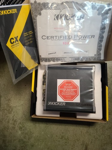 Kicker 46CXA8001 Car Audio Class D Amp Mono 1600W Peak Sub Amplifier CXA800.1