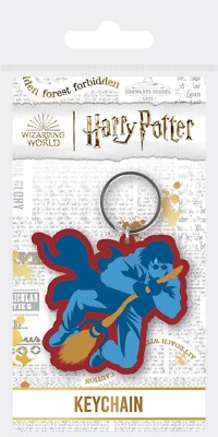 Gummi Schlüsselanhänger HARRY POTTER - Harry Broom Rubber Keyring NEU RK39427