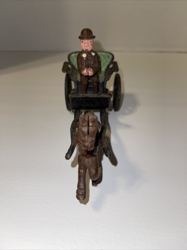 Antique Iron Horse Man Cargo Wagon - Picture 4 of 8