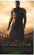 GLADIATOR Original PRESS KIT INFO & MINI-SHEET Size MOVIE POSTER RUSSELL CROWE