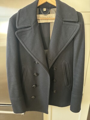 ジャケット・アウター Burberry wool double zip single P coat s-l400.jpg