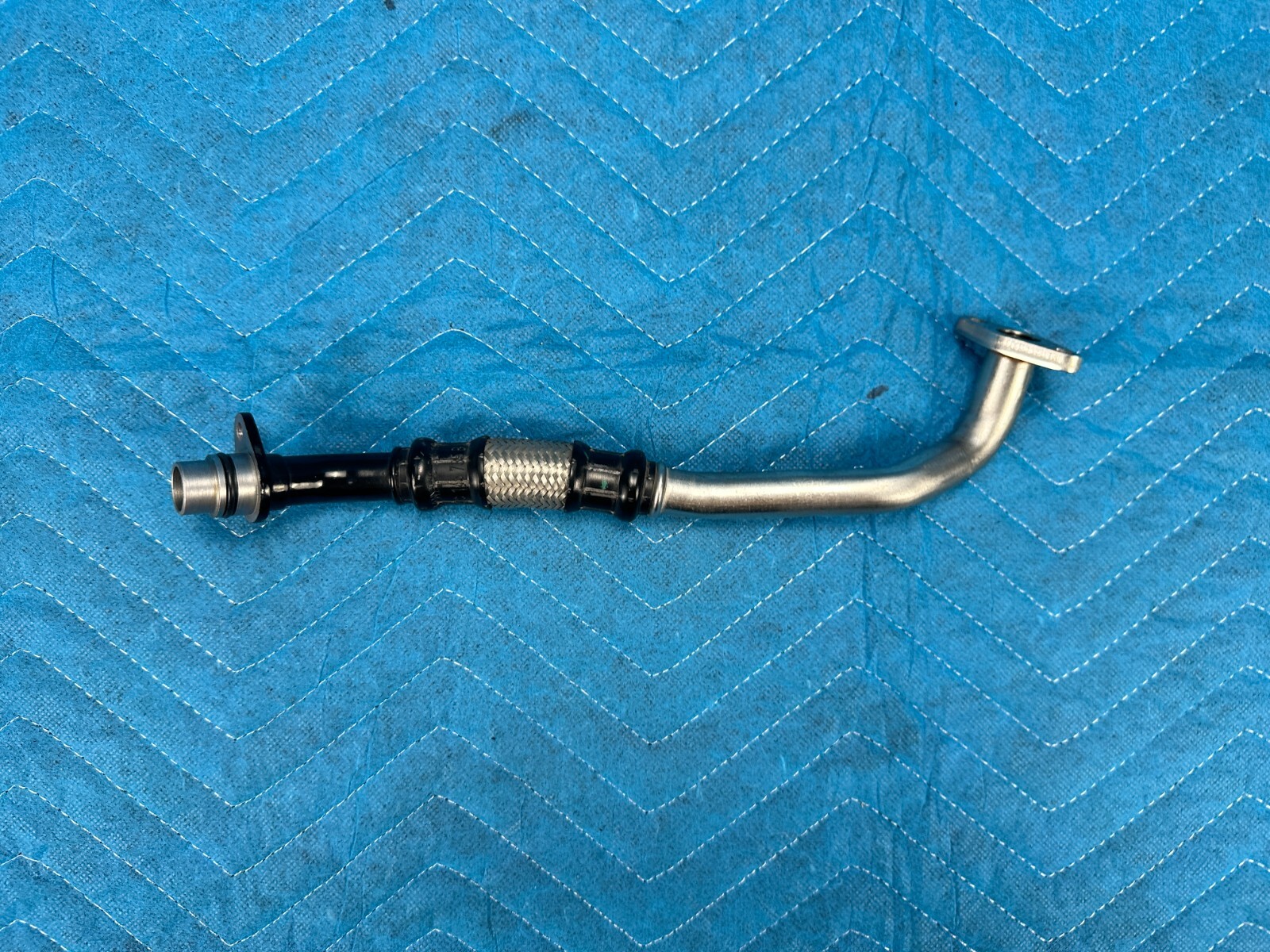 Bentley Flying Spur Turbocharger Return Oil Line Pipe Driver Side 2006-2012 OEM