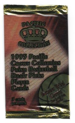 1995 Pacific Crown Collection NBA Draft Pick Player Cards Sealed Pack