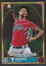 2021 GYPSY QUEEN CHROME BOX TOPPER - TRISTON MCKENZIE RC #176 CLEVELAND INDIANS