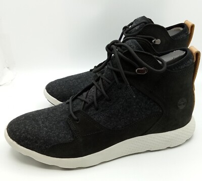 Timberland Flyroam NXT Wool Chukka Boots Black Men's Size 12