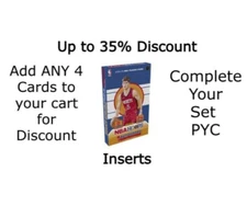 2024-25 Panini NBA Hoops Basketball Inserts Complete Your Set Singles PYC