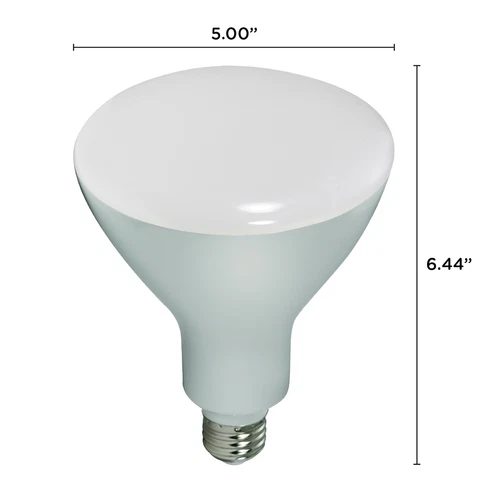 Satco S9637 LED 11.5W =75W BR40 120V Medium E26 5000K Daylight Natural White - Picture 2 of 10