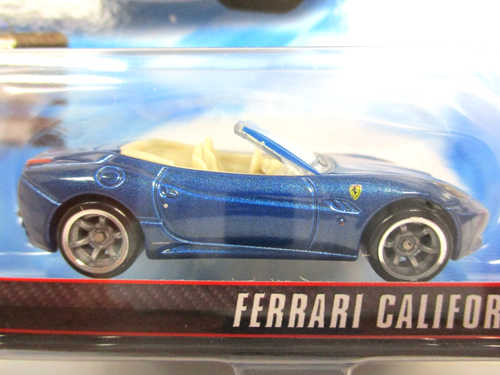 HOT WHEELS - SPEED MACHINES - FERRARI CALIFORNIA (METALLIC BLUE) - DIECAST