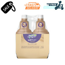 Wetjet Wood Floor Cleaner Solution Refill, 42.2 Oz - 2 Pack, Safe* & fast drying 0.41 per fl oz