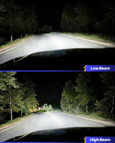 2X H4 9003 LED 6000K White HeadlightS Bulbs Kit High Low Beam Bright 100W 1400LM - Picture 8 of 12