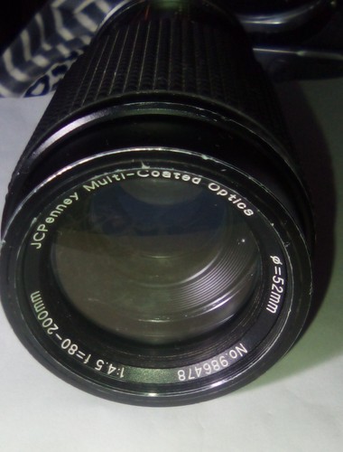 ME Super Pentax Camera With 50 mm Lens + JCPenney Multi-card Optics 80-200mm... - Picture 4 of 10