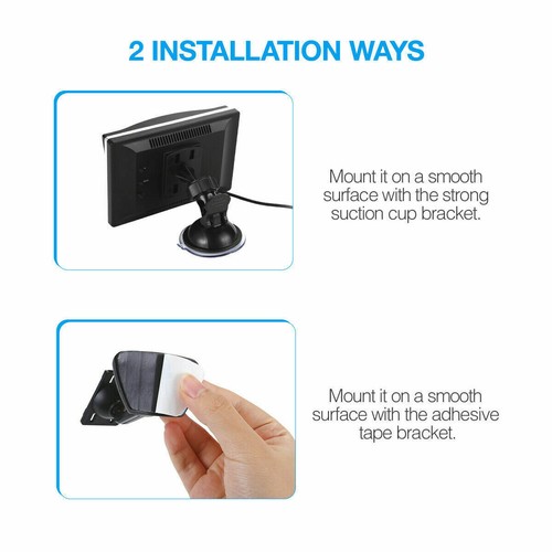 Rückfahrkamera Funk Auto Rücksicht Parksystem Nachtsicht + 5" Display - Bild 11 von 12