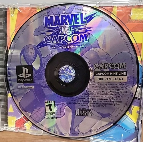 PS1 - Marvel vs. Capcom: Clash of Super Heroes (PlayStation 1) Complete w/ Reg - Picture 5 of 14