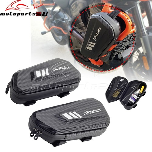For Harley Pan America 1250 RA1250S 2022 Dual Side Tool Bag Front Bumper Storage - Picture 2 of 9