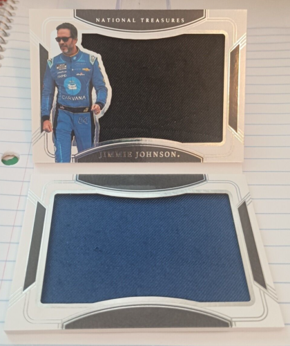 2023 NATIONAL TREASURES JIMMIE JOHNSON Dual Material FIRESUIT! Booklet 07/25!