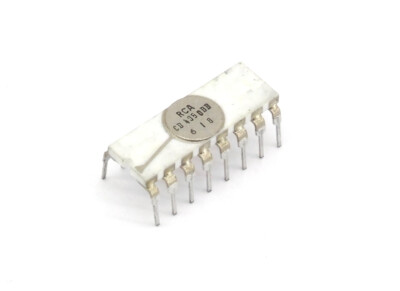 RCA CD4050BD 16-Pin CMOS Hex Non-Inverting Buffer/Converter Vintage Chip