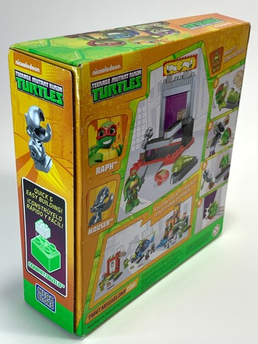 New MEGA BLOKS Teenage Mutant Ninja Turtles RAPH Shell Shooter TMNT Ages 3+ RARE - Picture 5 of 6