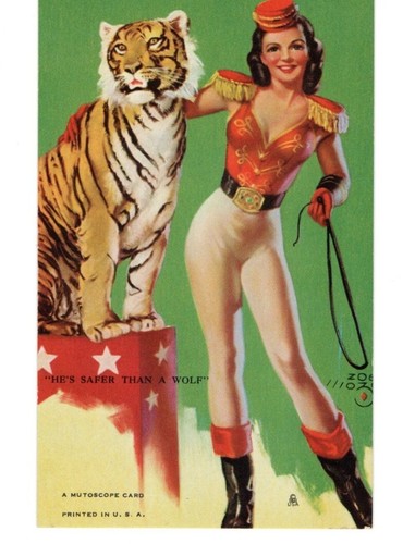 3 Mutoscope “Fun Girls” 1940’s Pin Up Glamour Ladies Cards Moran Mozert et al - Picture 5 of 5