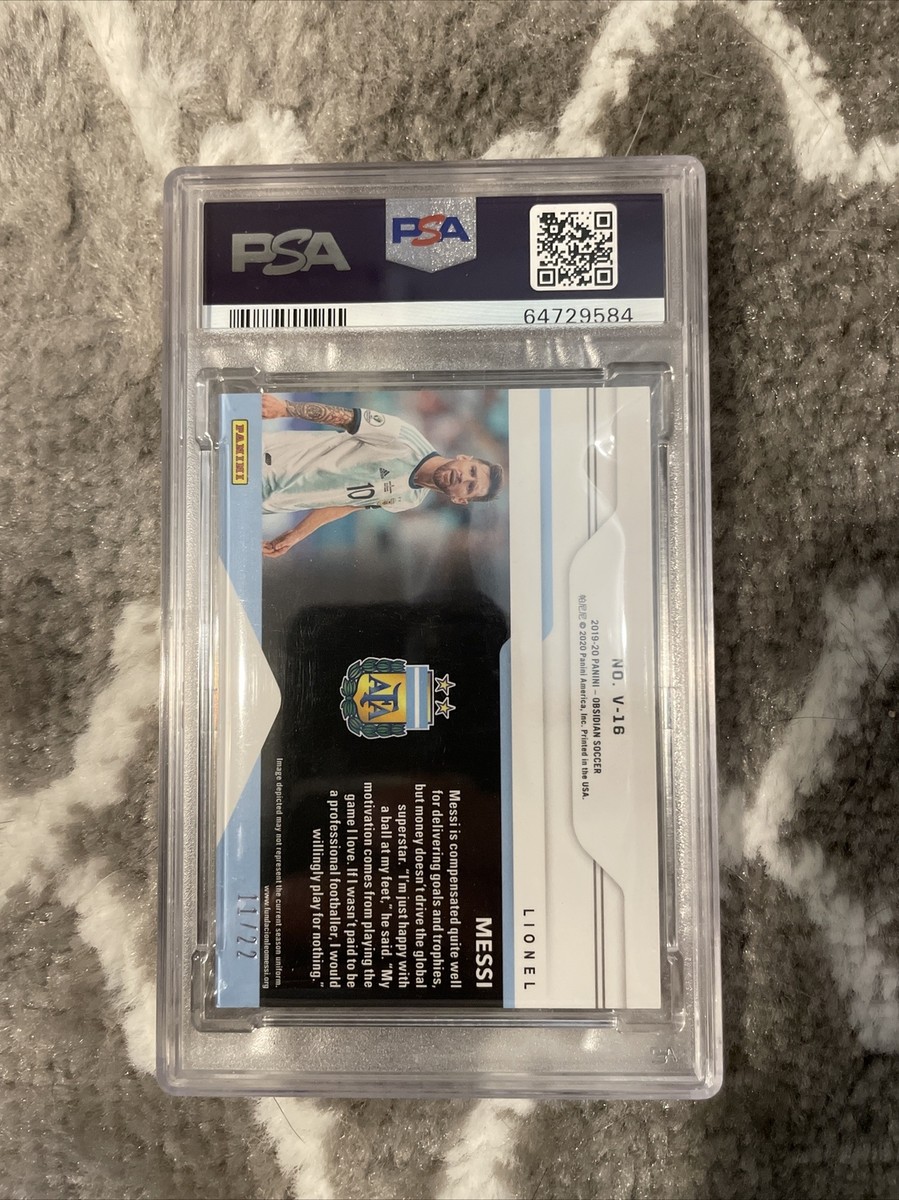 2019-20 Panini Obsidian - Vitreous Electric Etch Red #V-16 Lionel