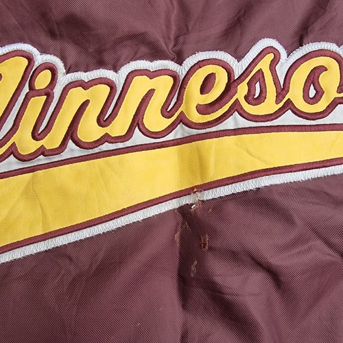 VTG 90s Steve & Barry's Minnesota Gophers Windbreaker University Pullover Size M - Picture 6 of 11