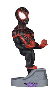 Marvel Spider-Man Miles Morales Cable Guys Figur (Telefonhalter + USB 2m)