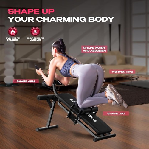 Compact Foldable Ab Workout Equipment with Resistance Levels and Safety Features - Picture 4 of 8