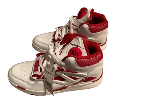 Reebok Pump Omni Zone 2 Basketball HQ1008 White Red Men's Size 9.5