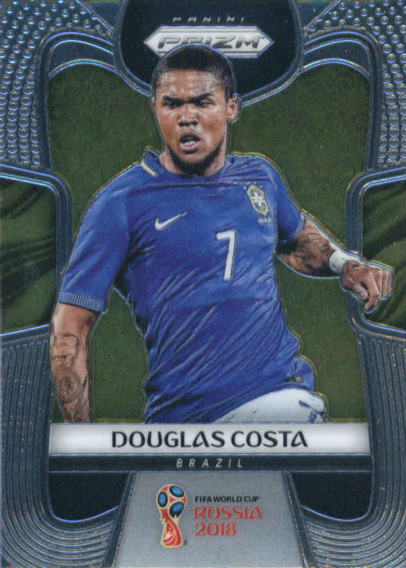 2018 Panini Prizm World Cup #33 Douglas Costa Brazil Soccer Card