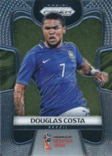 2018 Panini Prizm World Cup #33 Douglas Costa Brazil Soccer Card