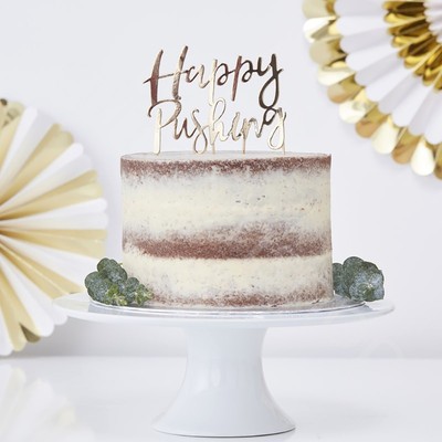 Gold Happy Pushing Baby Shower Cake Topper Decoration Unisex Gender Reveal Party Ebay Gold Happy Pushing Baby Shower Cake Topper Decoration Unisex Gender Reveal Party Ebay