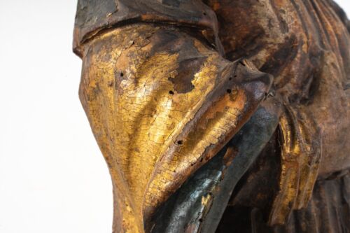 18th century wooden sculpture - Bild 5 von 12