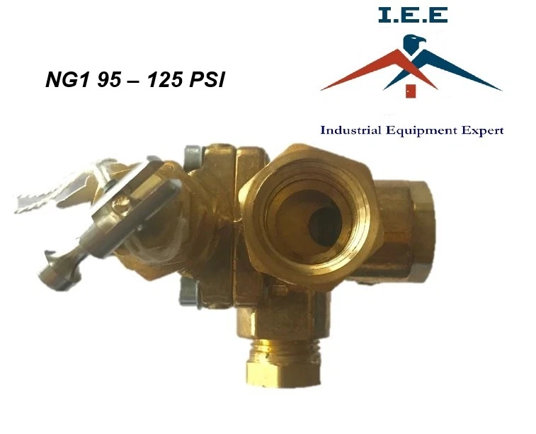 Gas Air Compressor unloader valve pilot check valve combination 95-125 NG1 - Image 2 of 3