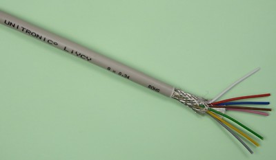 Steuerleitung flexibel geschirmt UNITRONIC LiYCY 8x0,5mm² Lapp Kabel - 0034608