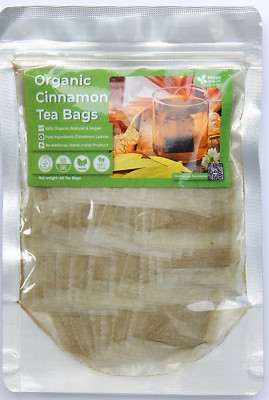 FRESH DRINK US ORGANIC CINNAMON LEAVES TEA BAGS  40 TEA BAGS PURE NATURAL