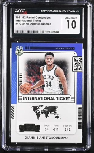 2023 Topps Athletes Unlimited Giannis Antetokounmpo #4 Basketball CGC 10