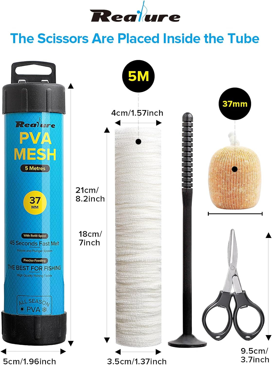 Maille en PVC de 5m extensible et ciseaux de précision pour reliure plastique - 2